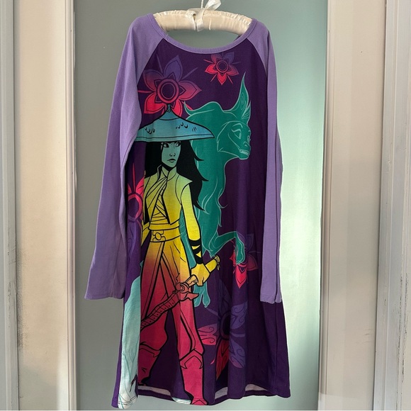 Disney’s Raya & the last Dragon - long sleeve nightgown pajamas - Picture 1 of 5